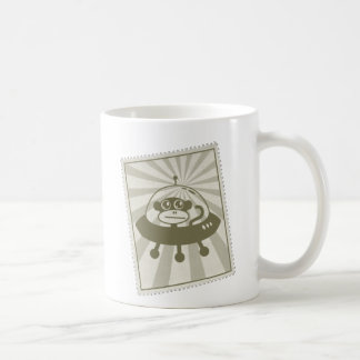 De Café Caneca do selo do macaco do espaço do vintage com