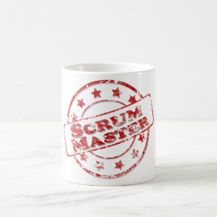 De Café Caneca do selo do mestre do scrum