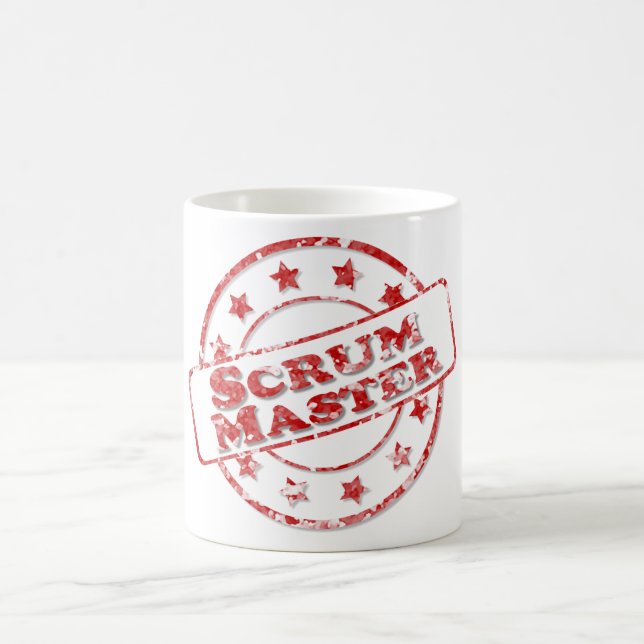 De Café Caneca do selo do mestre do scrum (Centro)