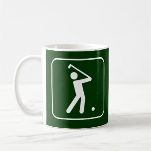 De Café Caneca do símbolo do golfe