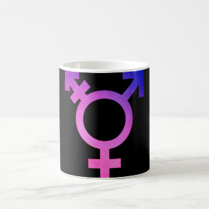 De Café Caneca do símbolo do Transgender