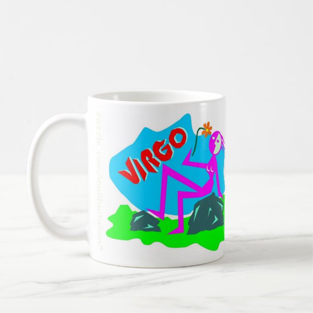 De Café Caneca do sinal do zodíaco do Virgo (Esquerda)
