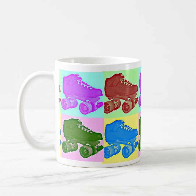 De Café Caneca do skate do pop art (Esquerda)