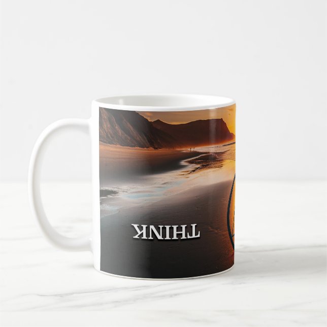 De Café Caneca do Slogan do Pensamento da Recuperação ao N (Esquerda)