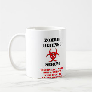 De Café Caneca do soro da defesa do zombi