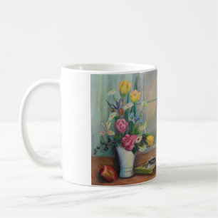 De Café Caneca - do Tabletop vida ainda, pintando pela