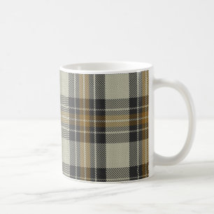 De Café Caneca do Tartan das queimaduras