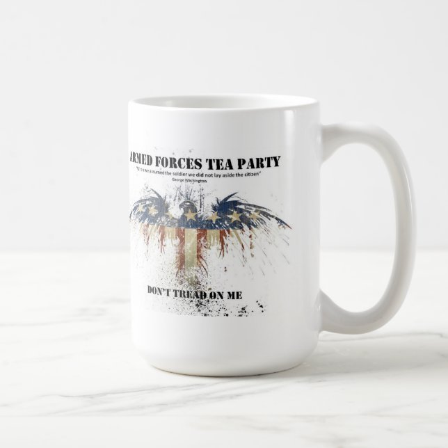 De Café CANECA do tea party das forças armadas (Direita)