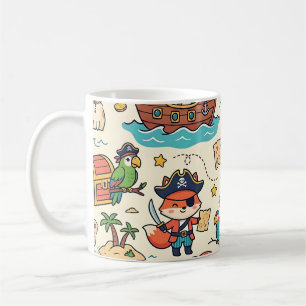 De Café Caneca do Tesouro do Navio Pirata
