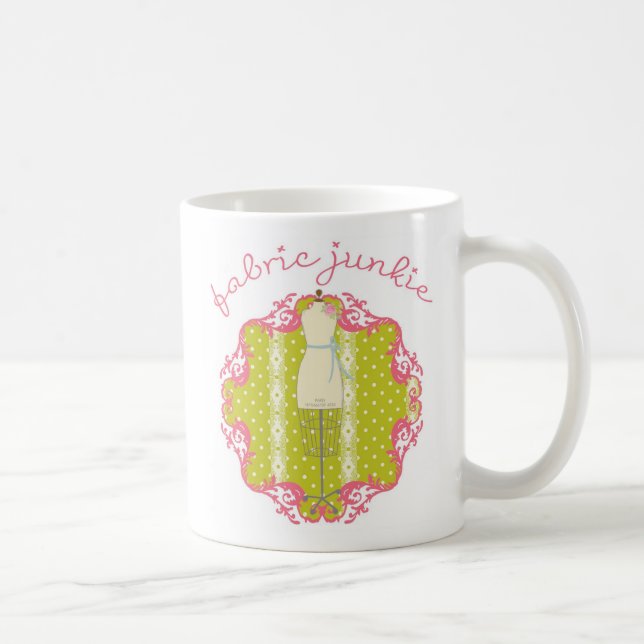 De Café Caneca do toxicómano do tecido (Direita)