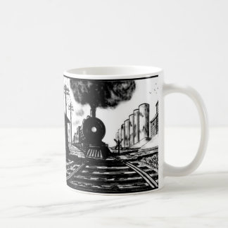 De Café caneca do trem