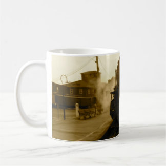 De Café Caneca do trem do vapor