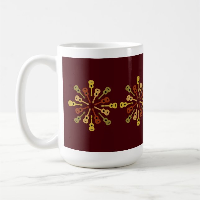 De Café Caneca do Ukulele - escolha o estilo & a cor (Esquerda)