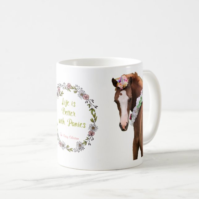 De Café Caneca do unicórnio da coleção da margarida (Frente Esquerda)
