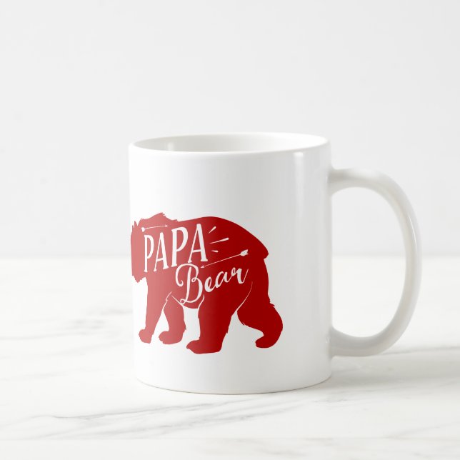 De Café Caneca do urso da papá, copo do urso da papá, pai (Direita)