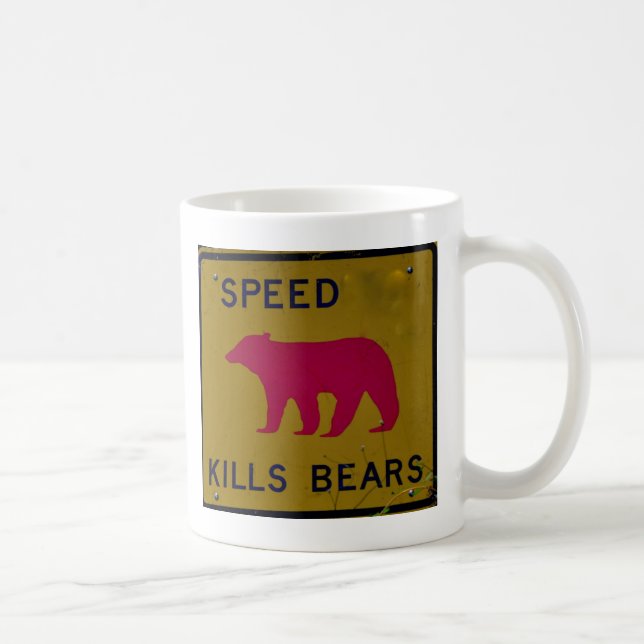 De Café Caneca do urso dos matares da velocidade (Direita)