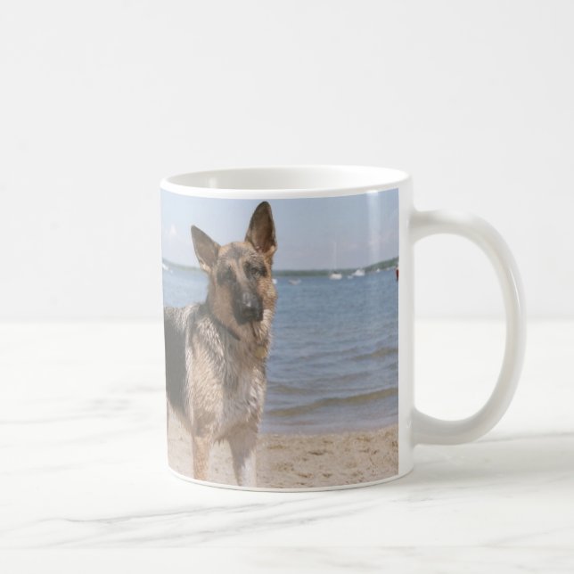 De Café Caneca do vagabundo 15oz da praia (Direita)