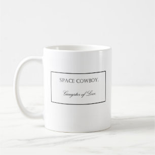 De Café caneca do vaqueiro do espaço