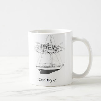 De Café Caneca do veleiro do Dory 40 do cabo
