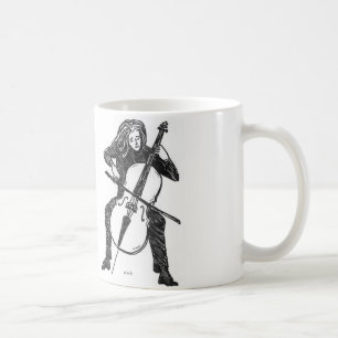 De Café Caneca do violoncelista