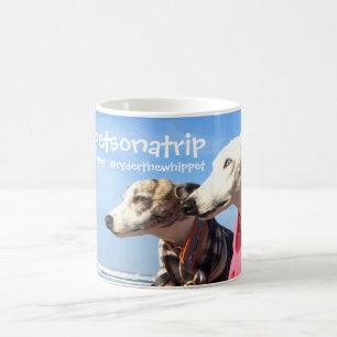 De Café caneca do #whippetsonatrip