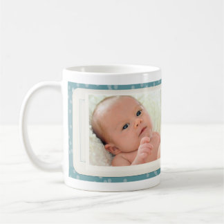 De Café Caneca doce do anúncio do nascimento do bebê