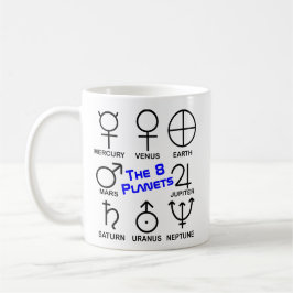 De Café Caneca dos 8 Planetas por Símbolo