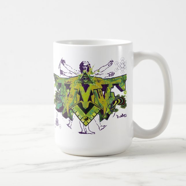 DE CAFÉ CANECA DOS ACESSÓRIOS DO DMT AYAHUASCA (Direita)
