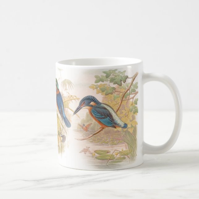 De Café Caneca dos animais da lagoa dos animais selvagens (Direita)