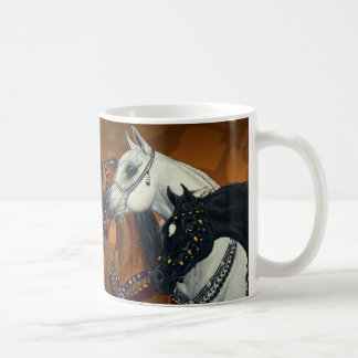 De Café Caneca dos cavalos dos reis Árabe do deserto