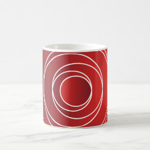 De Café Caneca dos Círculos Vermelhos
