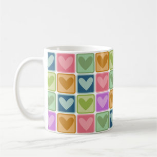 De Café Caneca dos corações do amor