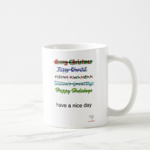De Café Caneca dos cumprimentos das estações