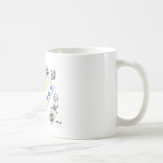 De Café Caneca dos desenhos animados - cães