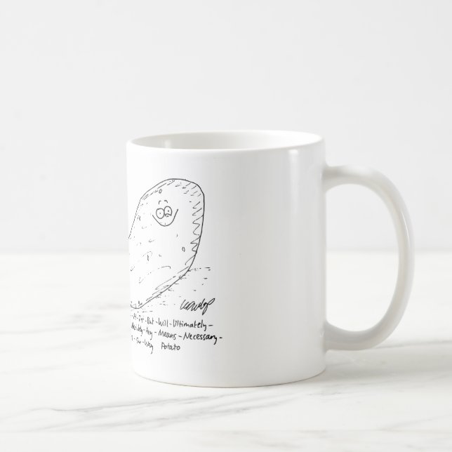 De Café Caneca dos desenhos animados das (Direita)