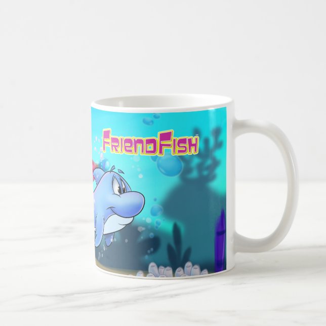 De Café Caneca dos desenhos animados do golfinho do (Direita)