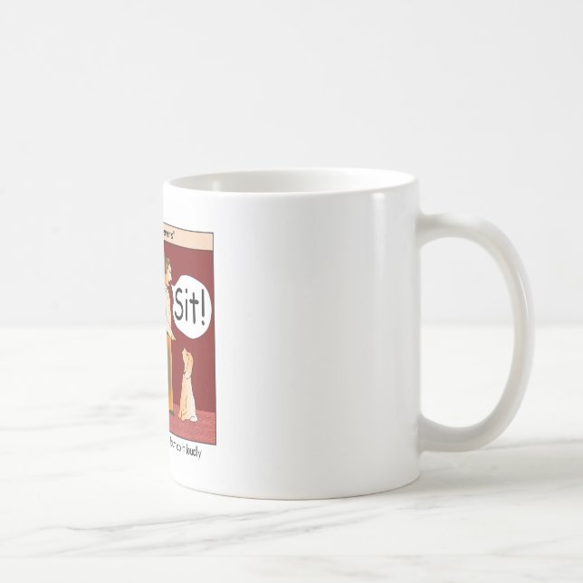 De Café Caneca dos desenhos animados dos Whisperers do cão (Direita)