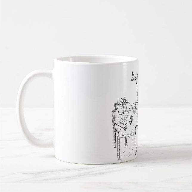 De Café Caneca dos desenhos animados - troll da ponte (Esquerda)
