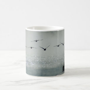 De Café Caneca dos gansos em vôo