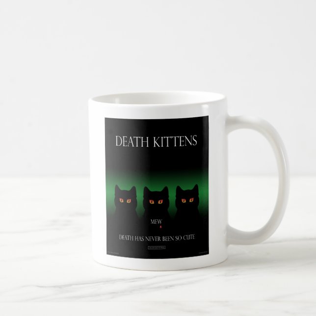 De Café Caneca dos gatinhos 15oz da morte (Direita)
