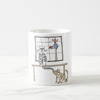 De Café Caneca dos gatos da ornitologia