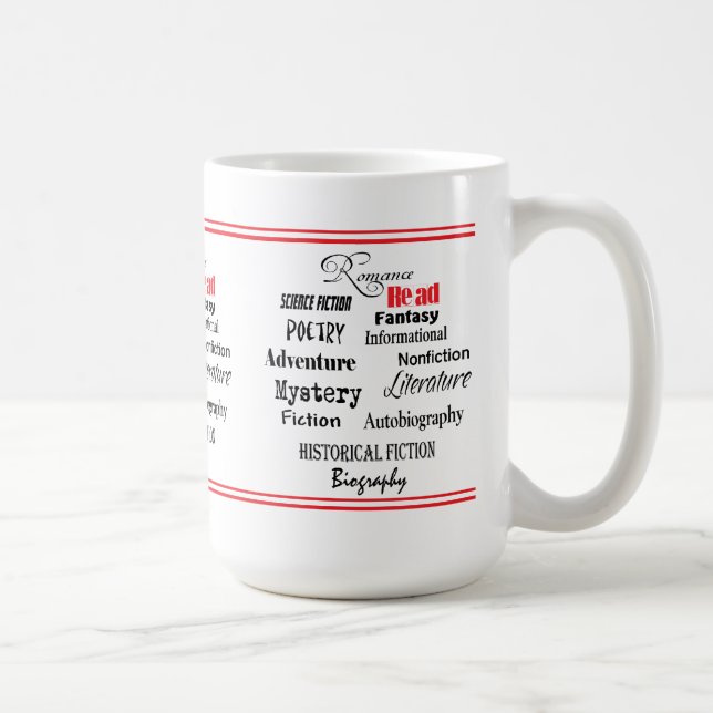De Café caneca dos gênero da leitura (Direita)