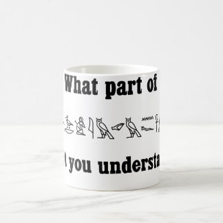De Café Caneca dos Hieroglyphs