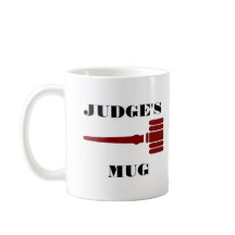 Caneca dos juizes com Gavel