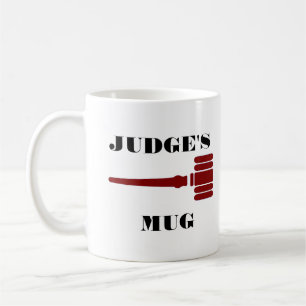 De Café Caneca dos juizes com Gavel