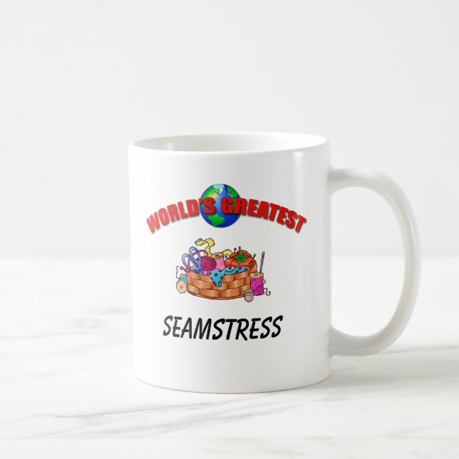 De Café Caneca dos mundos da Costureira a grande (Direita)