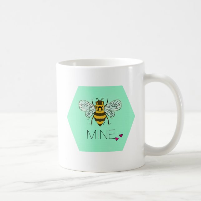 De Café Caneca dos namorados da mina da abelha (Direita)