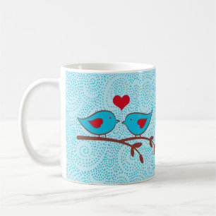 De Café Caneca dos pássaros do amor