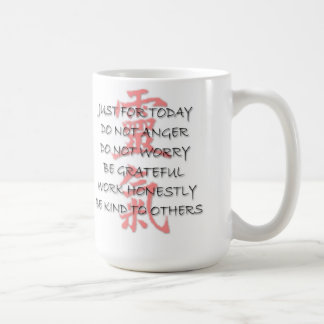 De Café caneca dos preceitos do reiki