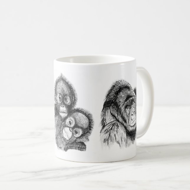 De Café Caneca dos primatas (Frente Esquerda)